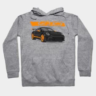 car gt3 rs 911 black orange edition Hoodie